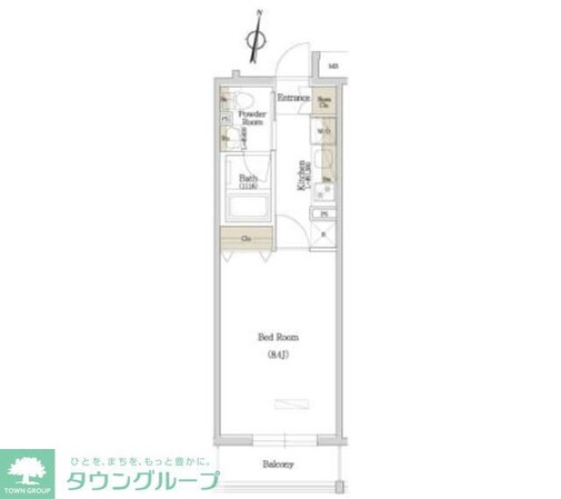 アーバネックス西新宿の物件間取画像